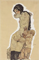 Mutter und Kind 2 - Egon Schiele