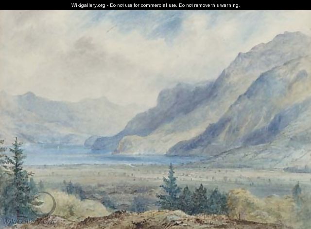 A mountainous lake landscape - Elijah Walton