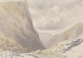 Honiston Crag, near Buttermere, Cumbria - Edward Lear