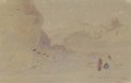 Thebes, Valley of the Tombs of the Kings - Edward Lear