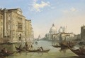 The Grand Canal, Venice, looking towards the church of San Salute and the Dogana - Edward Pritchett