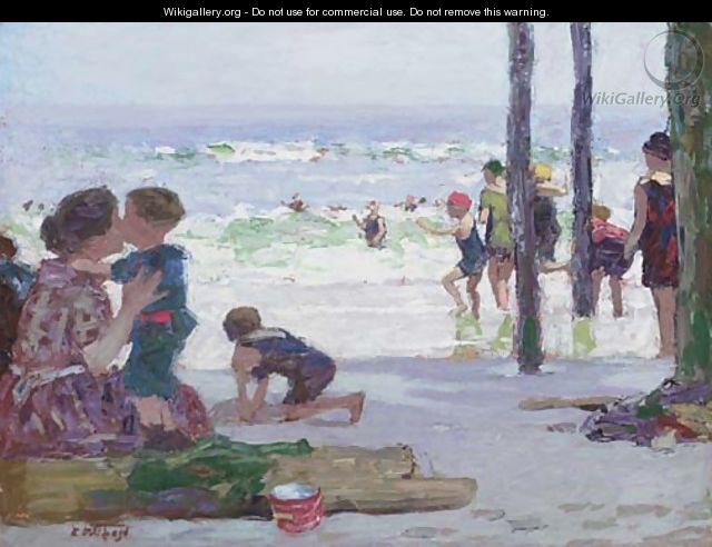 Beach Scene 2 - Edward Henry Potthast