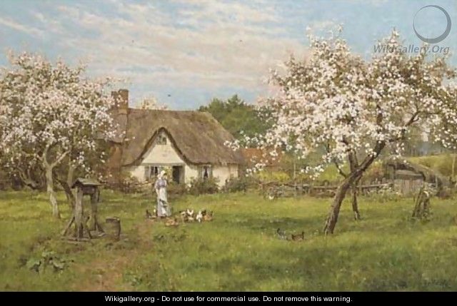In the Orchard - Edward Wilkins Waite