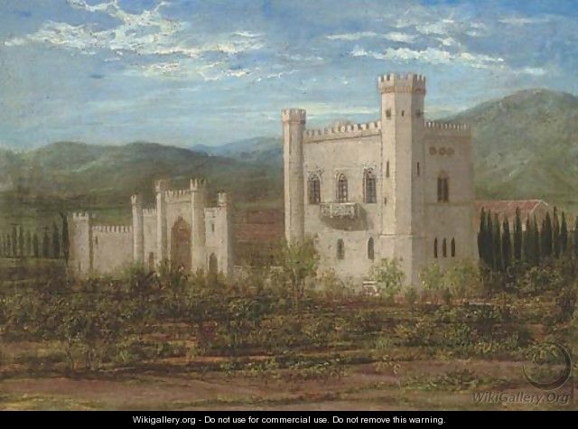 An Iberian castle - Edward Villiers Rippingille