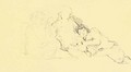 Trois personnages etendues - Edouard (Jean-Edouard) Vuillard