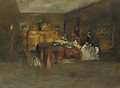 Madame Vuillard cousant 2 - Edouard (Jean-Edouard) Vuillard