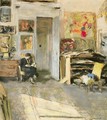 Madame Josse Hessel dans l'atelier de Vuillard - Edouard (Jean-Edouard) Vuillard