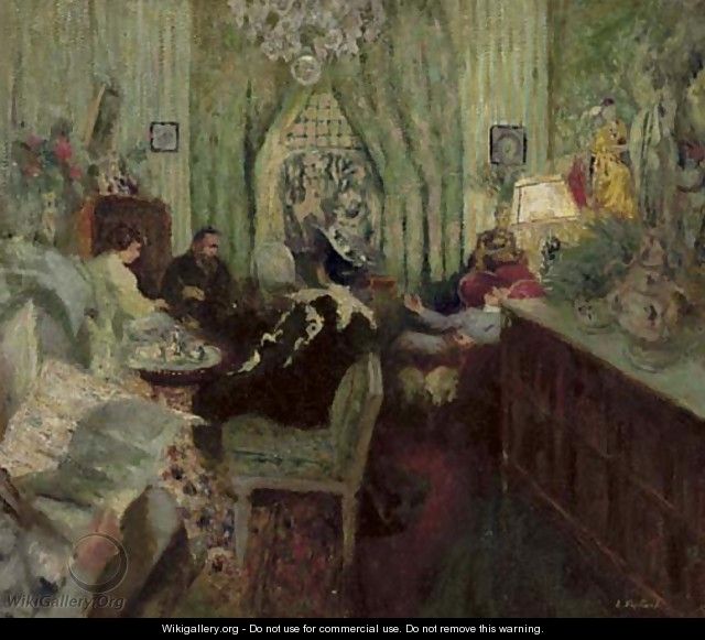 Le salon de Madame Aron - Edouard (Jean-Edouard) Vuillard