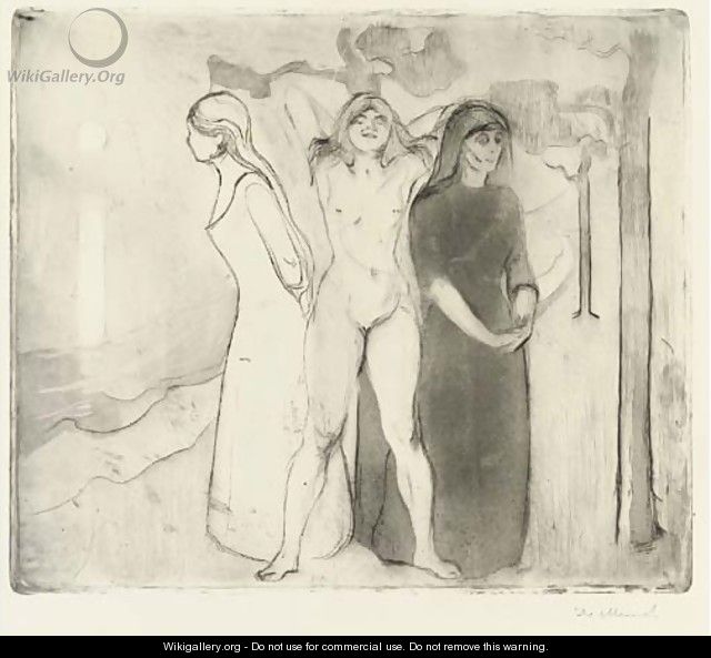 The Woman II (Das Weib II) - Edvard Munch