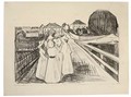 On the Bridge - Edvard Munch