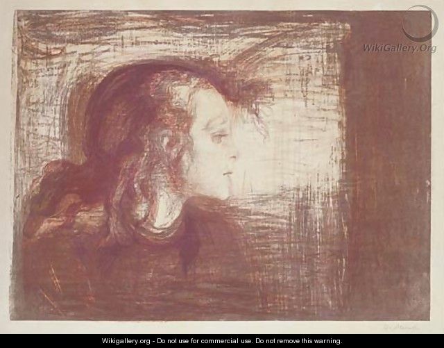 Das kranke Kind I - Edvard Munch