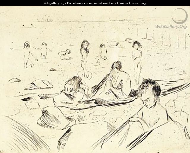 Children Bathing - Edvard Munch