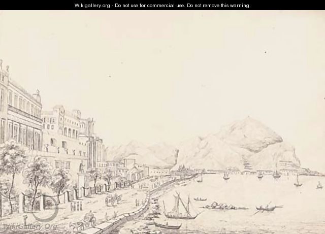 Italian views including The marina at Palermo - Edward Cheney
