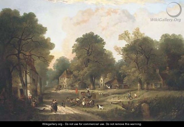 A village in the New Forest - Edward Charles Williams