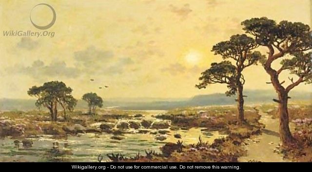 On the moors, Yorkshire - Edward H. Niemann