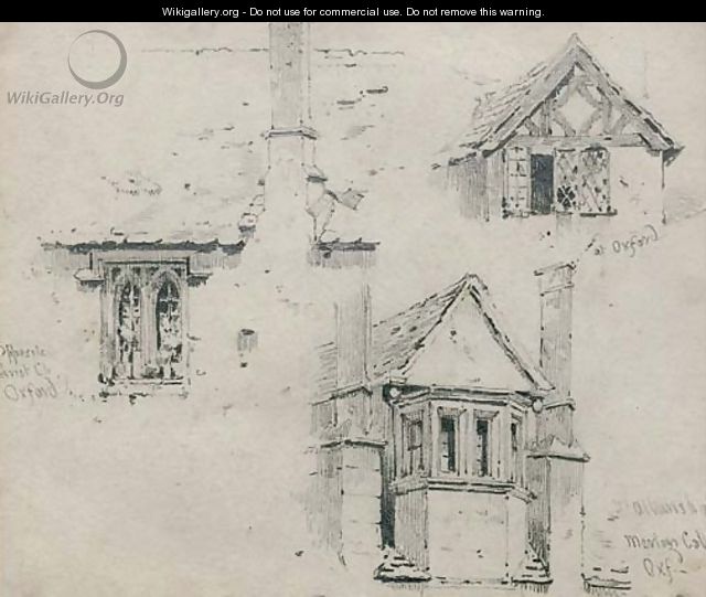 Studies of medieval windows in Oxford - Edmund Thomas Parris