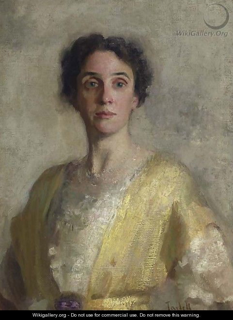 Lady in Yellow (Mrs. Codman) - Edmund Charles Tarbell