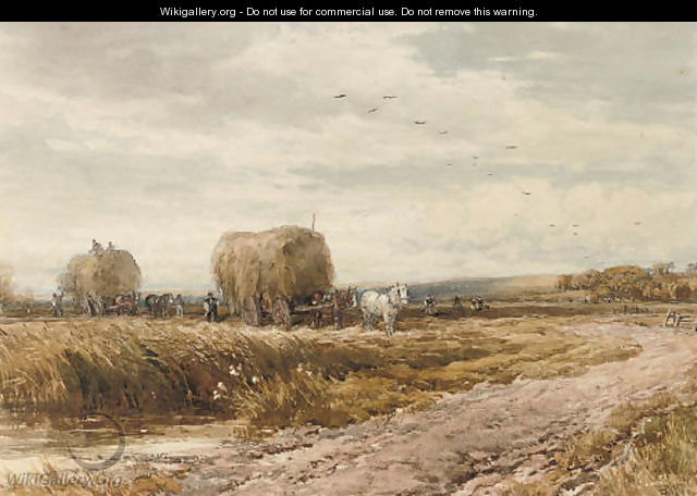 Gathering the hay - Edmund Morison Wimperis