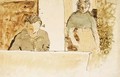 Deux figures au piano - Edouard (Jean-Edouard) Vuillard