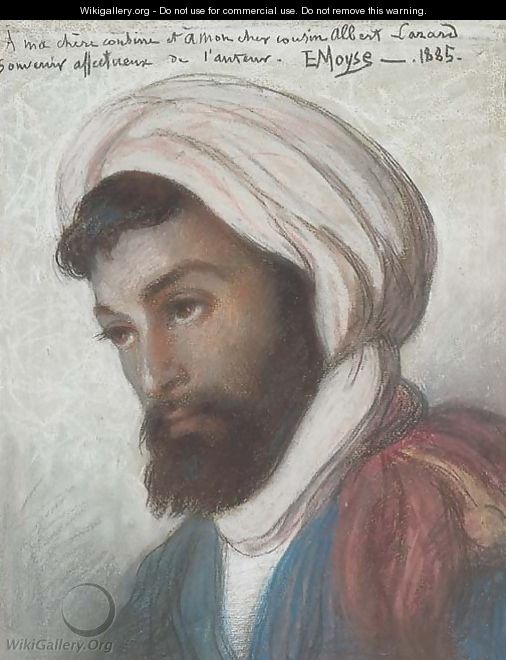 Portrait of an Algerian Jew - Edouard Moyse