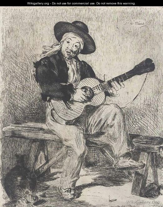 Le chanteur espagnol - Edouard Manet