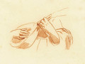 Etude de mains, joueuse de guitare - Edouard Manet