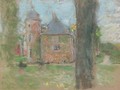 La Tour du Chateau des Clayes - Edouard (Jean-Edouard) Vuillard