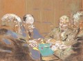 La partie de cartes - Edouard (Jean-Edouard) Vuillard