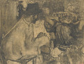 L'heure du the - Edouard (Jean-Edouard) Vuillard