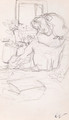 Jeune femme assise - Edouard (Jean-Edouard) Vuillard