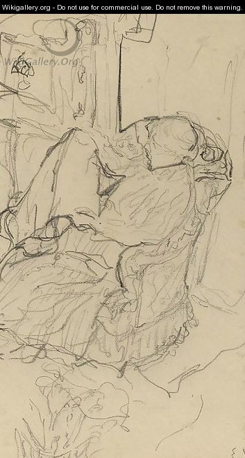 Femme dans un fauteuil - Edouard (Jean-Edouard) Vuillard