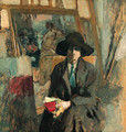 Eleve dans le Louvre - Edouard (Jean-Edouard) Vuillard