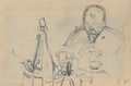 Docteur Vaquez aA  table - Edouard (Jean-Edouard) Vuillard