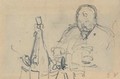 Docteur Vaquez aA  table - Edouard (Jean-Edouard) Vuillard