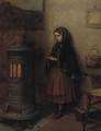 Warming Her Hands 2 - Eastman Johnson