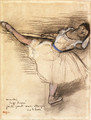 Danseuse pratiquant la barre (Dancer practicing at the Bar) - Edgar Degas