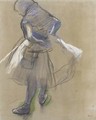 Danseuse nouant un noed au dos - Edgar Degas