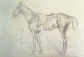 Cheval avec etude de cavalier - Edgar Degas