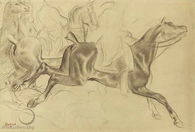 Cavaliers en habit - Edgar Degas