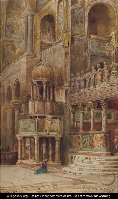 In the Basilico San Marco, Venice - Ebenezer Wake Cook