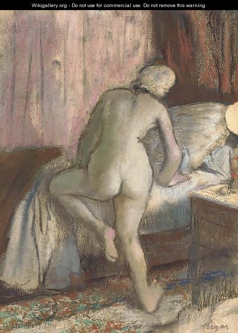 Le coucher - Edgar Degas