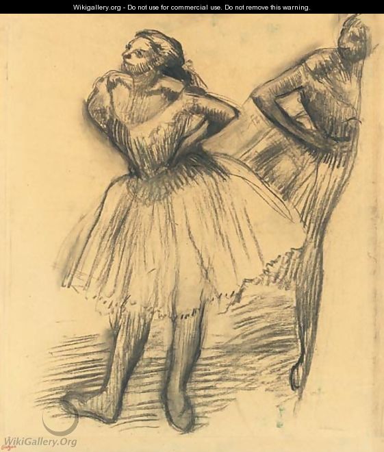 Deux danseuses debout - Edgar Degas