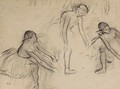 Danseuses (trois etudes) - Edgar Degas