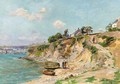 The bay at Audierne - Edmond Marie Petitjean