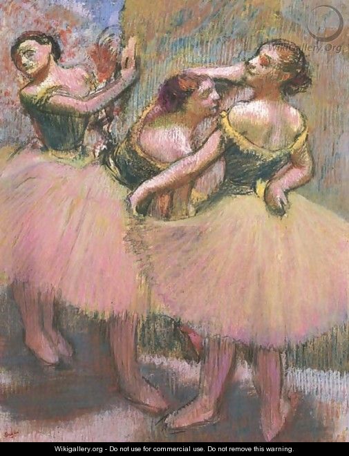 Trois danseuses (corsages verts) - Edgar Degas