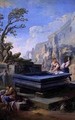 Washerwomen at a Classical Fountain - Pietro Bianchi