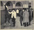 Horse Dealers at the Barbican - Robert Polhill Bevan
