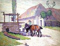 Well at Mydlow, Poland - Robert Polhill Bevan