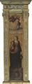 Saint Margaret And The Angel Of The Annunciation Paintings From A Polyptych - Neapolitan School
