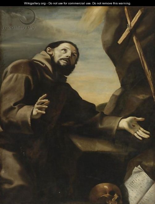 St. Francis In Prayer - (after) Mattia Preti